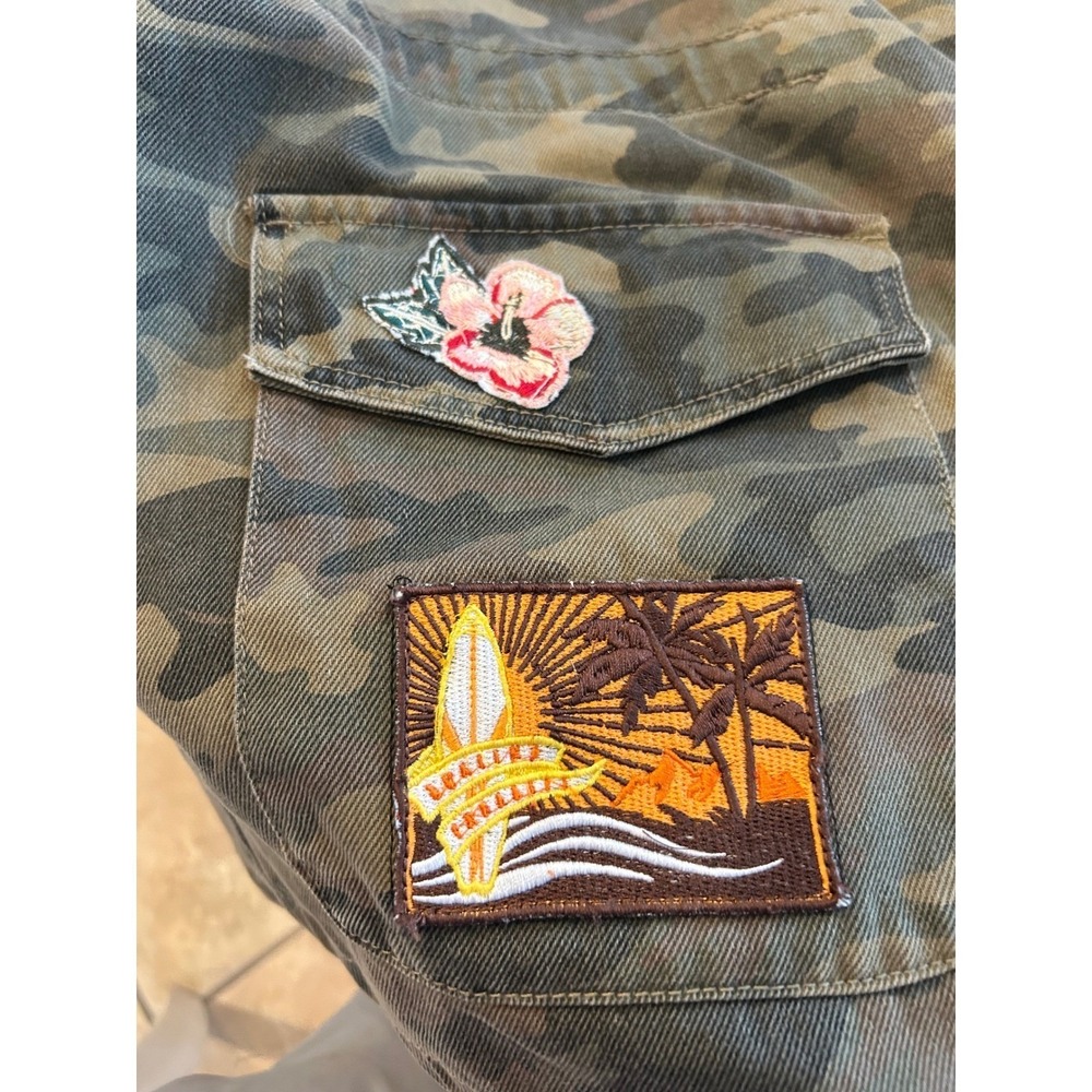 Camo Utility Jacket Patches customized California Sun Surfing STR Medium - Picture 8 of 13